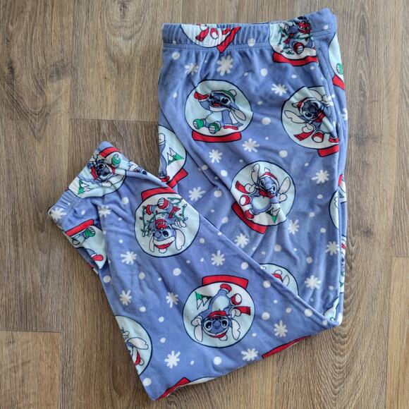 Disney Stitch Holiday Christmas Jogger Pants Size 2X - Picture 2 of 8